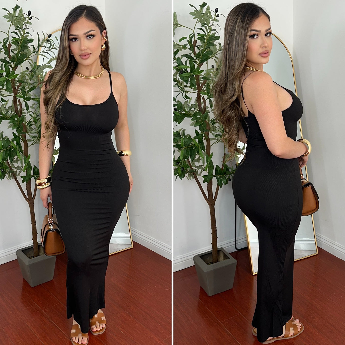 Imanuel Maxi Dress - (BLACK)