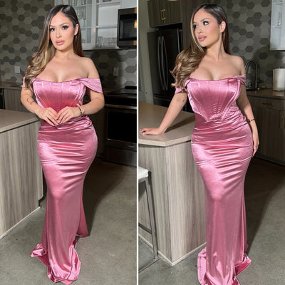 Upscale Gown - (MAUVE)