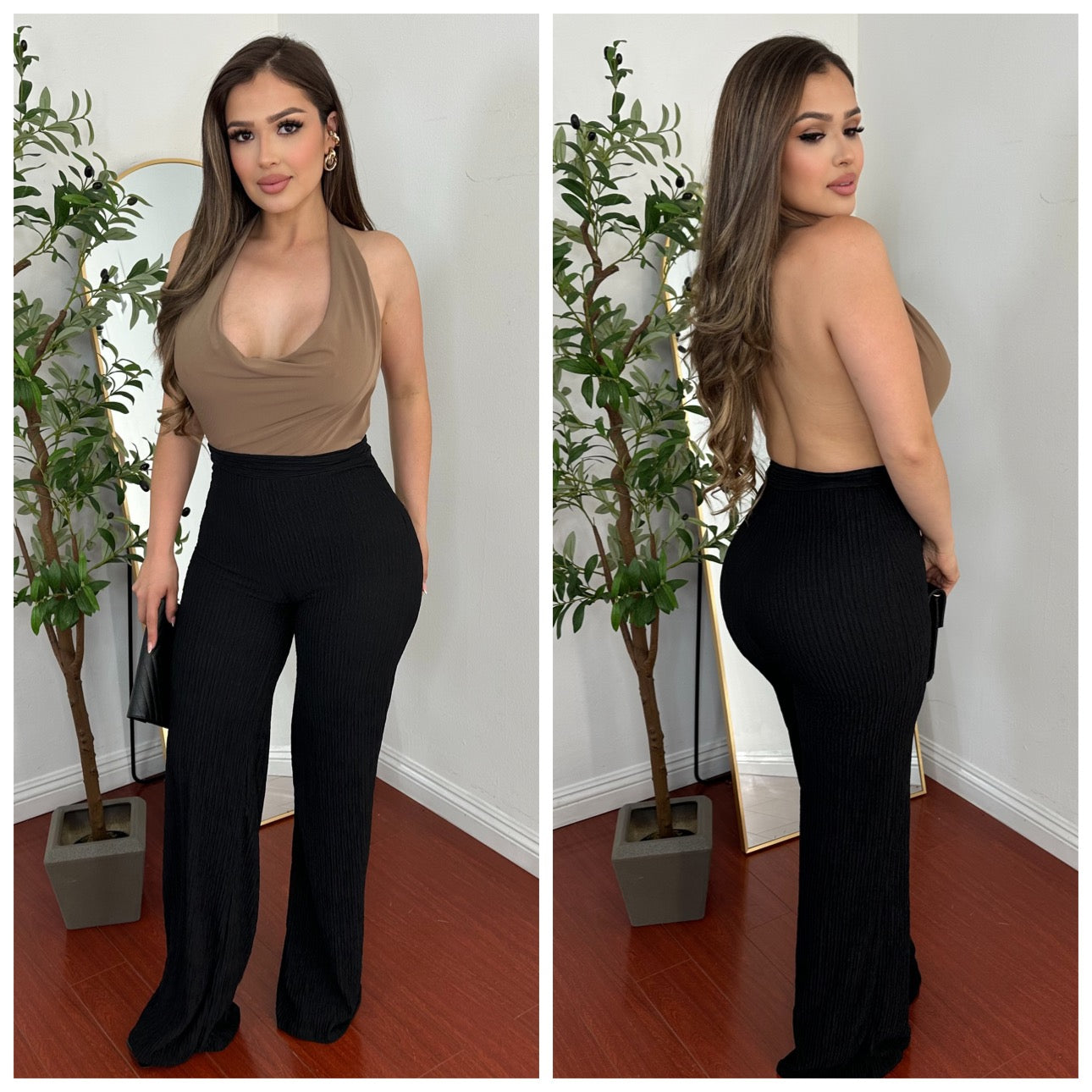 Quinta Pants - (BLACK)