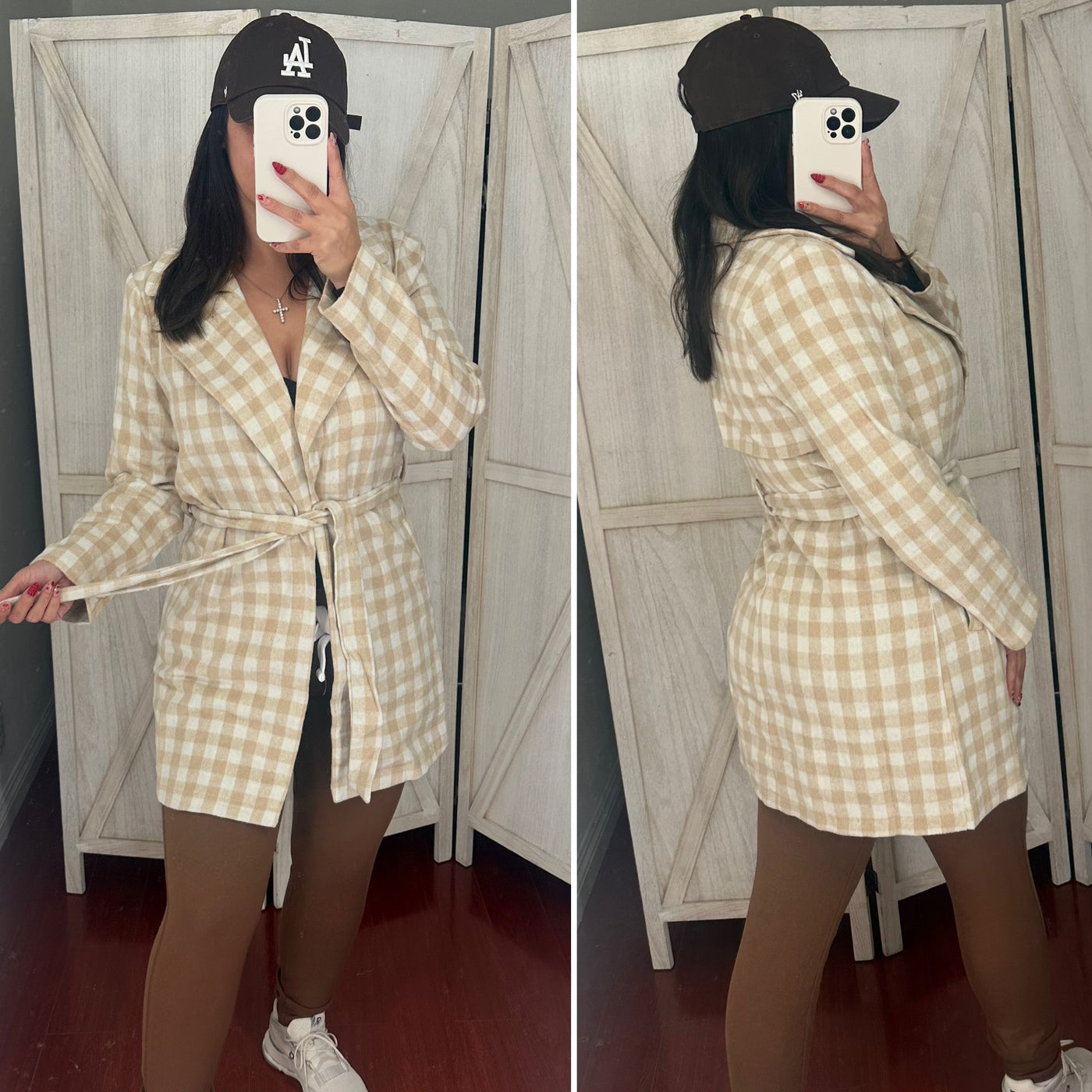 Charlotte Coat   - (KHAKI)