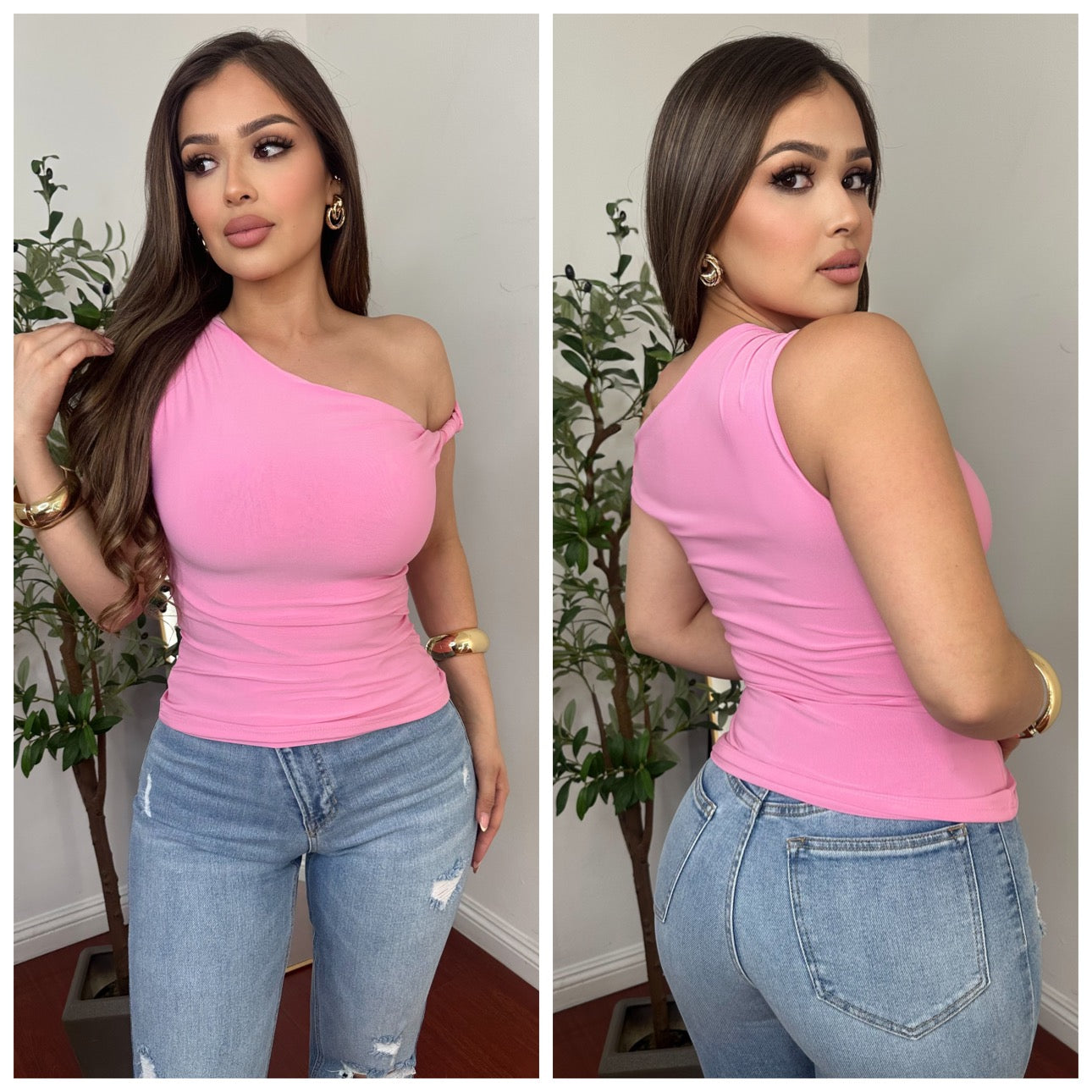 Cassandra Top - (PINK)