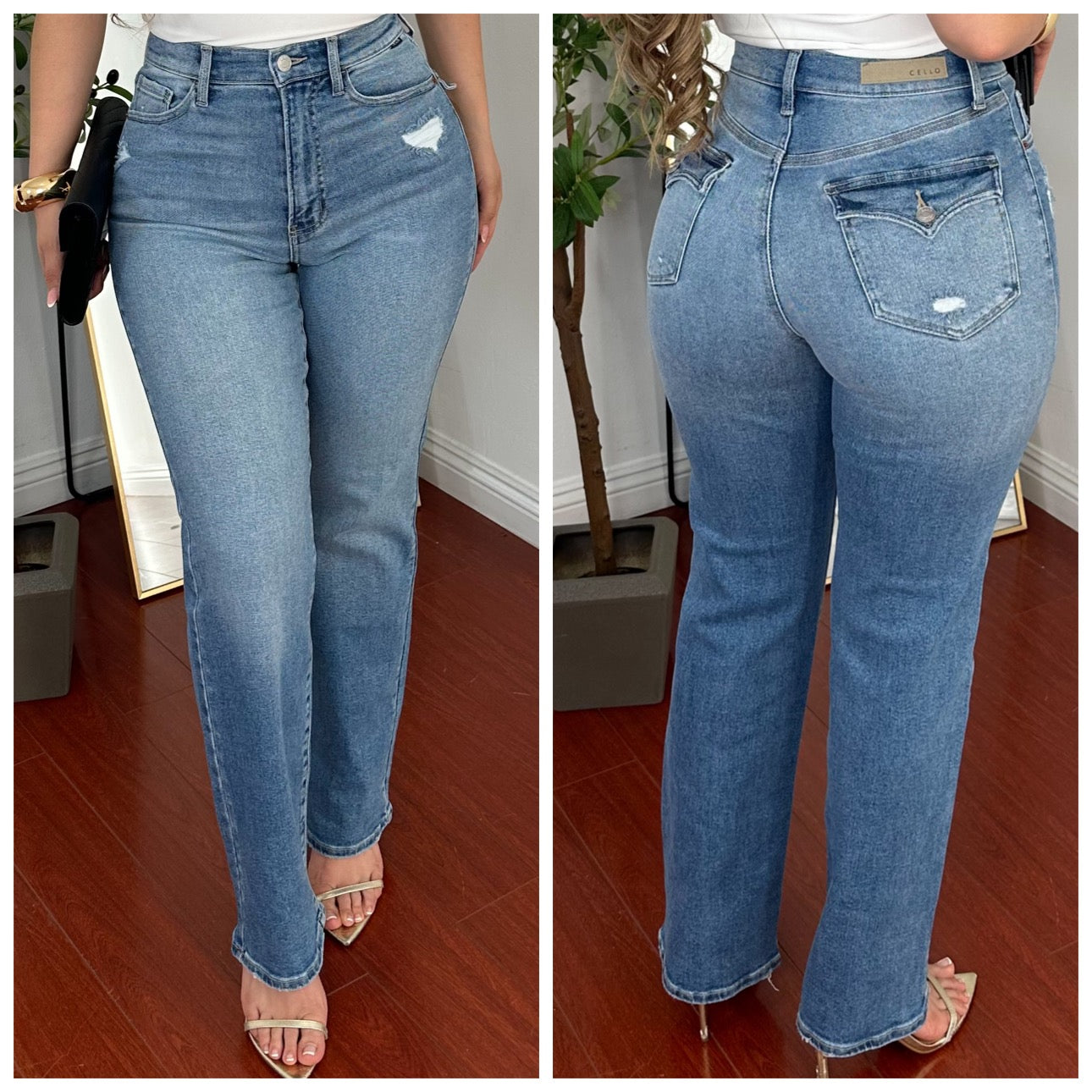 Fernando High Rise Dad Jeans - (LIGHT DENIM)