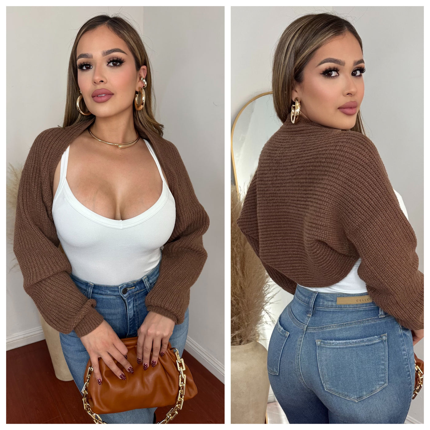 XAVI BOLERO - (BROWN)