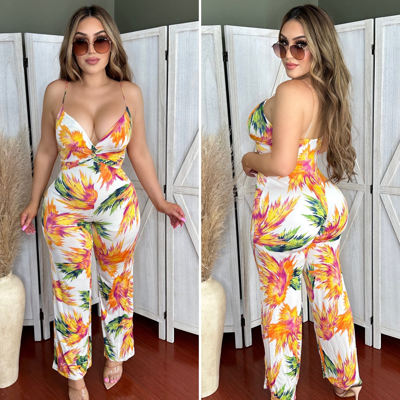 Aruba Jumpsuit - (IVORY)